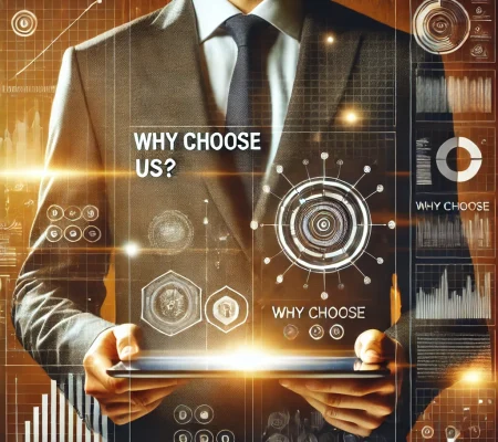 DALL·E 2025-01-19 17.30.09 – A professional business-themed design featuring a person in a suit holding a tablet with the text ‘WHY CHOOSE US_’ displayed on it. The background con DALL·E 2025-01-19 17.30.09 - A professional business-themed design featuring a person in a suit holding a tablet with the text 'WHY CHOOSE US_' displayed on it. The background con